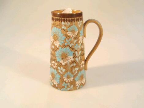 A Doulton Lambeth stoneware tapered jug