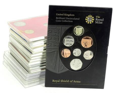 A quantity of annual coin sets, various years from the 1960's onwards etc.