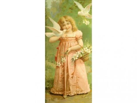 A pair of Victorian coloured lithographs entitled 'Easter Beauties' and