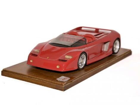 An MG Firenze Models 1/12th scale 1991 Ferrari Mythos die-cast concept car