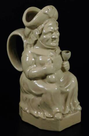 A Martha Gunn Pearson's Chesterfield Toby jug, c.1900, impressed mark for Oldfield Pearson's Chesterfield, 23cm H.