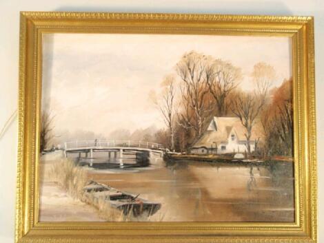 John Tricket. Lotts Cottage near Flatford Mill on the river Stour