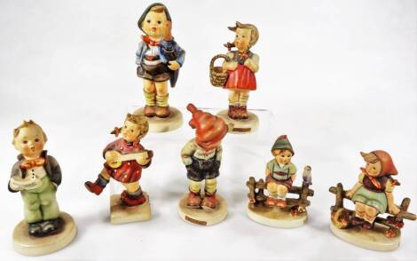 Various Goebel Hummel figures, to include Home From Market, 14cm H, various others, etc. (7)