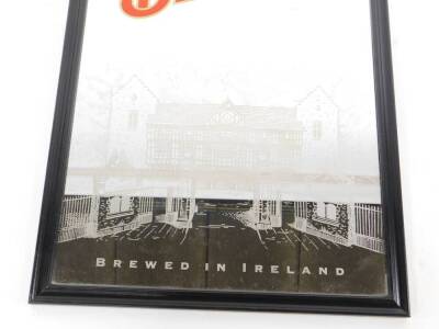 A breweriana advertising wall mirror, Beamish, Brewed in Ireland, 59cm H, 42cm W. - 2