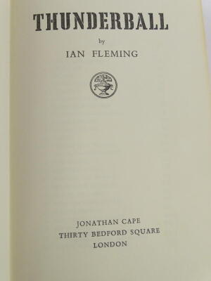 Fleming (Ian). James Bond, The Spy Who Loved Me, first edition published 1962 by Jonathan Cape, Thunderball first edition published 1961 by Cape and For Your Eyes Only published 1960, second edition June 1960. (3) - 5