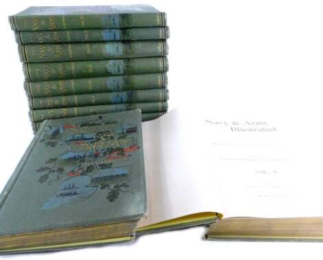 Various volumes of The Army & Navy Illustrated, some duplicates. (10)