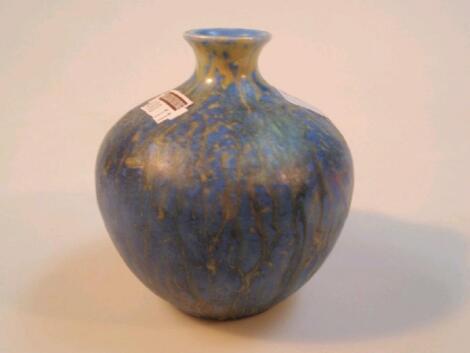 A Bretby Art pottery vase of ovoid form