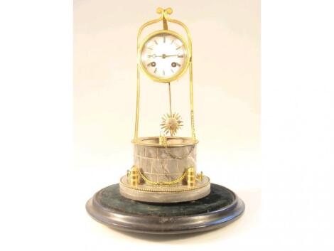 A 19thC French novelty clock by Vincent & Cie