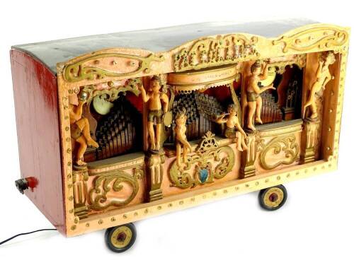 A working model of a fairground organ, Pat Collins Mammoth Marenghi organ (AF), 51cm W.