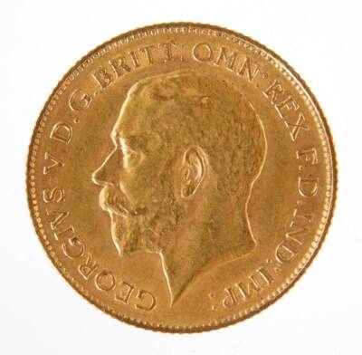 A George V gold half sovereign, 1911. - 2