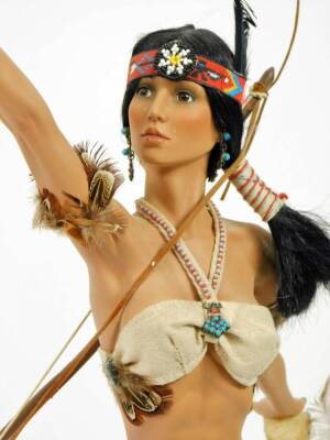An Ashton-Drake Galleries doll, A Quest For Strength, 73cm H. (boxed with paperwork) - 2