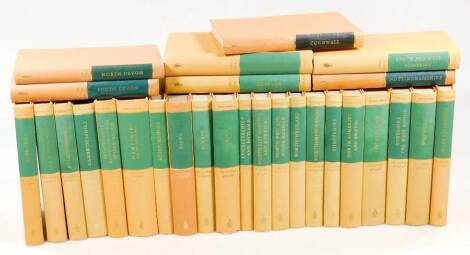 Pevsner (Nikolaus). The Buildings Of England, various volumes, to include Leicestershire and Rutland, Cornwall, etc. in peach coloured boards. (a quantity)