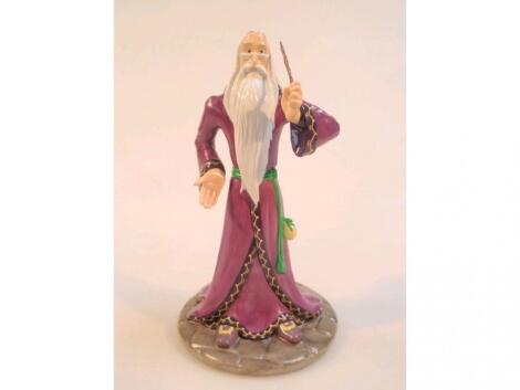 A Royal Doulton Harry Potter figure of headmaster Albus Dumbledore