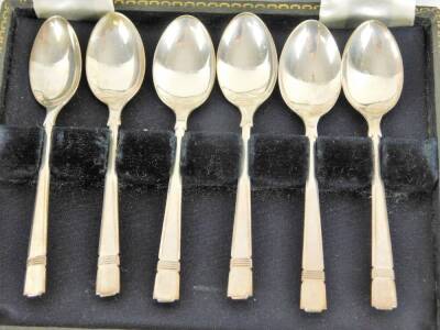 Various silver, etc. teaspoons sets of six to include some headed with golf clubs, medicine pusher, 10cm W, cigarette case, approx. 8oz of silver. (a quantity) - 4