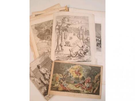 A collection of religious antiquarian engravings