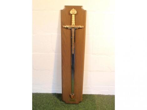 A modern reproduction Sword of Charlemagne