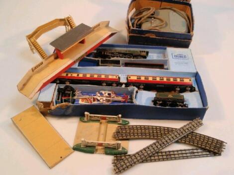 A Hornby 00 train set including the Duchess of Montrose locomotive
