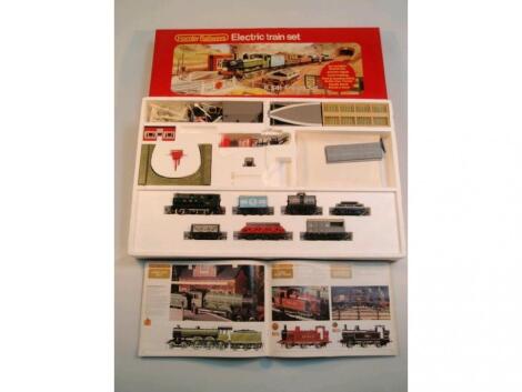 A Hornby railways electric train set