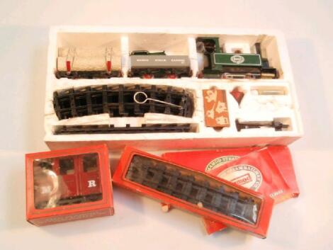 A Mamod RS1 steam railway set and accessories