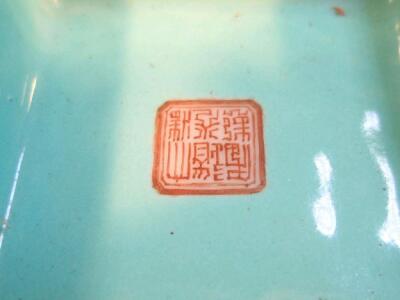 A 19thC Chinese square bowl - 2