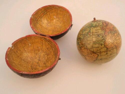 A George IV pocket globe by Lane