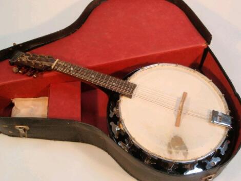 A Melody Major eight string banjo