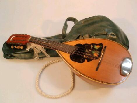 An Italian eight string mandolin