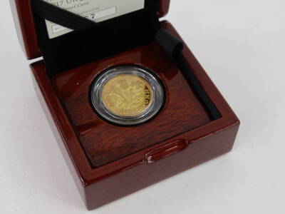 A 2017 gold proof coin, Nations of the Crown, boxed etc. - 2