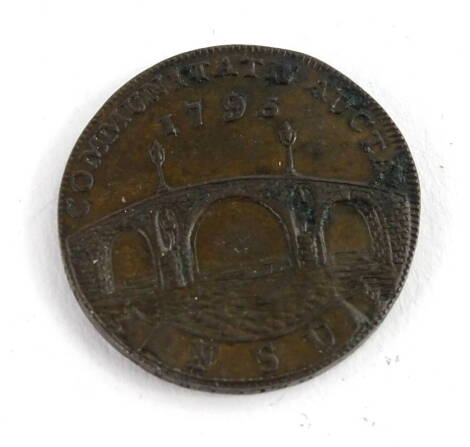 A Beccles Suffolk token 1795.
