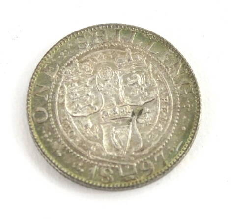 A Victoria shilling 1897.