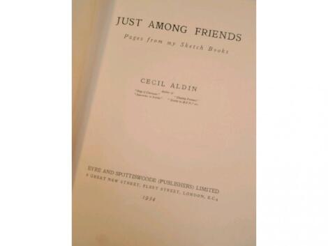 Aldin (Cecil) 'Just Among Friends' pages from my sketch books. London 1934.