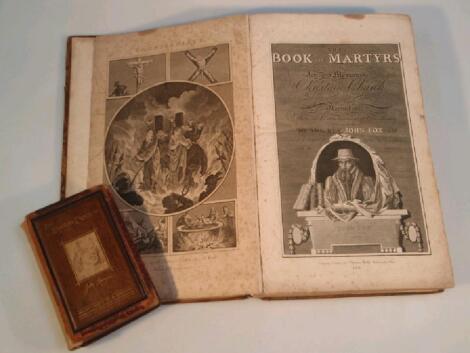 John Fox. The Book of Martyrs 1814 and the Pilgrims Progress by Bunyan