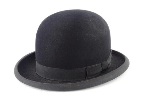 A G.A. Dunn and Co gentleman's bowler hat, stamped 210,658.