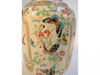 A late 18th/early 19thC Cantonese baluster vase - 4