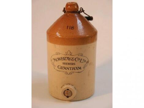 A Doulton Lambeth stoneware flagon