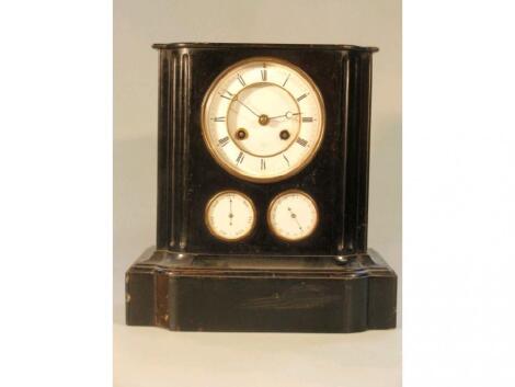 A 19thC French mantel clock by Grohe