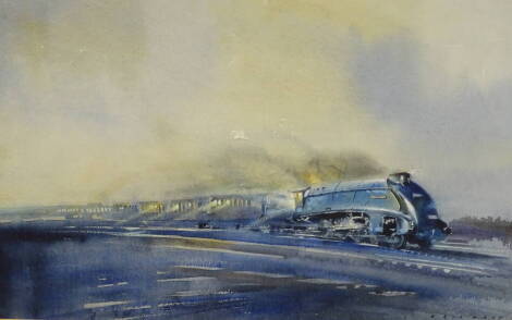 Eric H. Day (1900-1995). Mallard train, watercolour, signed, 36.5cm x 52.5cm.