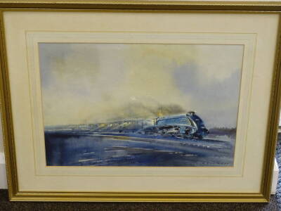 Eric H. Day (1900-1995). Mallard train, watercolour, signed, 36.5cm x 52.5cm. - 2