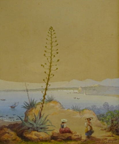 Dr Angelis (19thC). Conto di Nizza, Jarsta di Camorey, watercolour - Pair, titled verso, 14.5cm x 11cm.