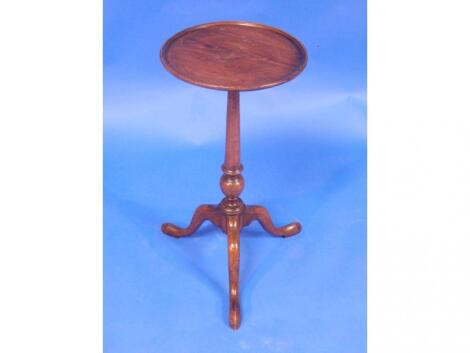 A Georgian style mahogany wine table