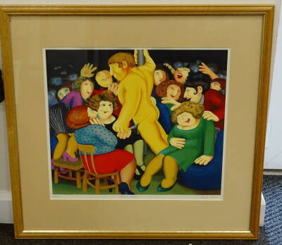 Beryl Cook (1926-2008). Ivor Dickie, artist signed limited edition coloured print 165/300, 48cm x 54.5cm - 2