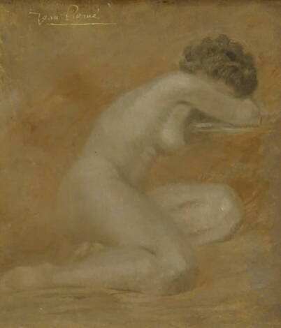 Jean Pierne (1881-1974). Nude study, watercolour, signed, 28cm x 23cm.