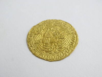 An Edward IV gold half Ryal, York Mint, 3.8g. - 2