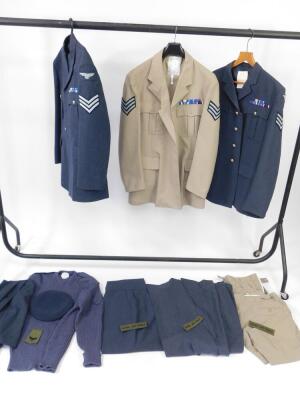 An RAF Flight Sergeant's No 1 dress jacket, further jacket and a No 6 dress jacket. (3) - 2