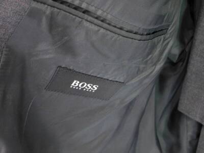 Six Hugo Boss suits and two pairs of Hugo Boss casual trousers. - 2