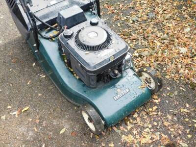 A Hayter Harrier 48 petrol lawn mower, with electric start and Briggs & Stratton motor, with keys. - 2
