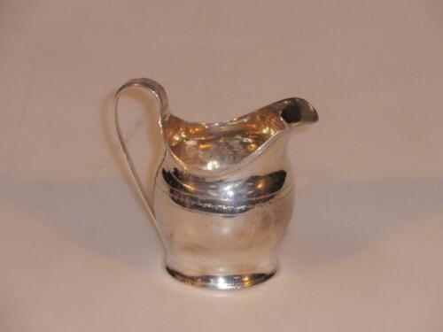 A George III silver cream jug