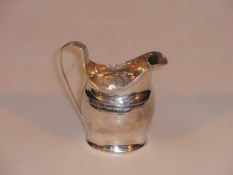 A George III silver cream jug