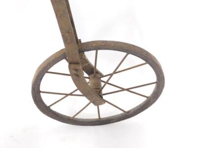 A Victorian penny farthing, with later adaptations, 105cm H. - 4