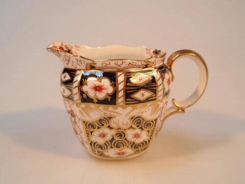 A Royal Crown Derby Imari 'witches' pattern milk jug